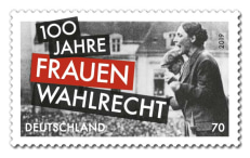 Briefmarke 100 Jahre Frauenwahlrecht